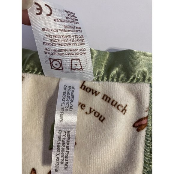 Guess How Much I Love You Bunny Security Blanket LOVEY Kids Preferred Green Tan - Picture 11 of 12
